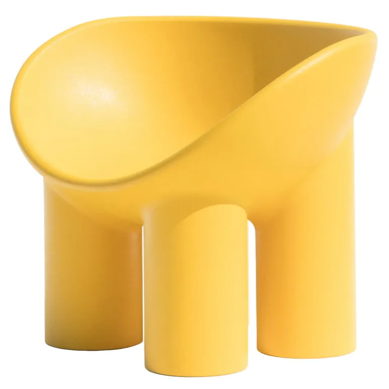 Driade Roly Poly armchair, ochre yellow