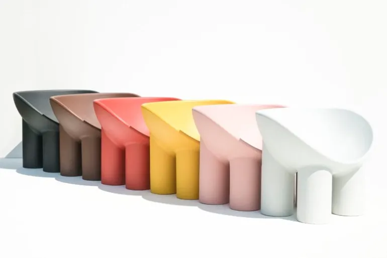 Driade Roly Poly armchair, ochre yellow