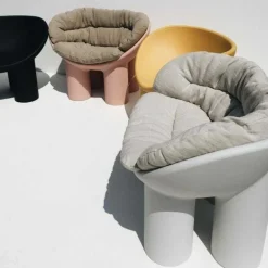 Driade Roly Poly armchair, concrete