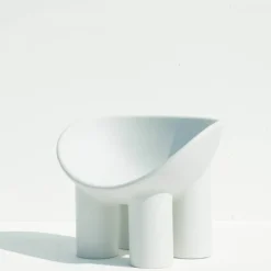 Driade Roly Poly armchair, concrete