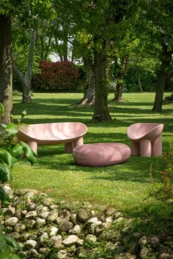 Driade Roly Poly armchair, concrete