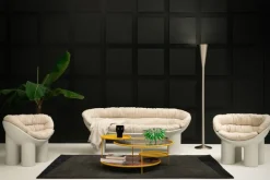 Driade Roly Poly armchair, peat