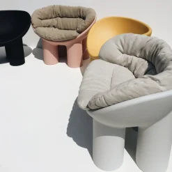 Driade Roly Poly armchair, recycled plastic, black