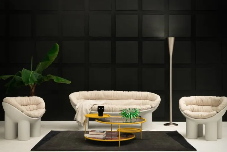 Driade Roly Poly armchair, flesh