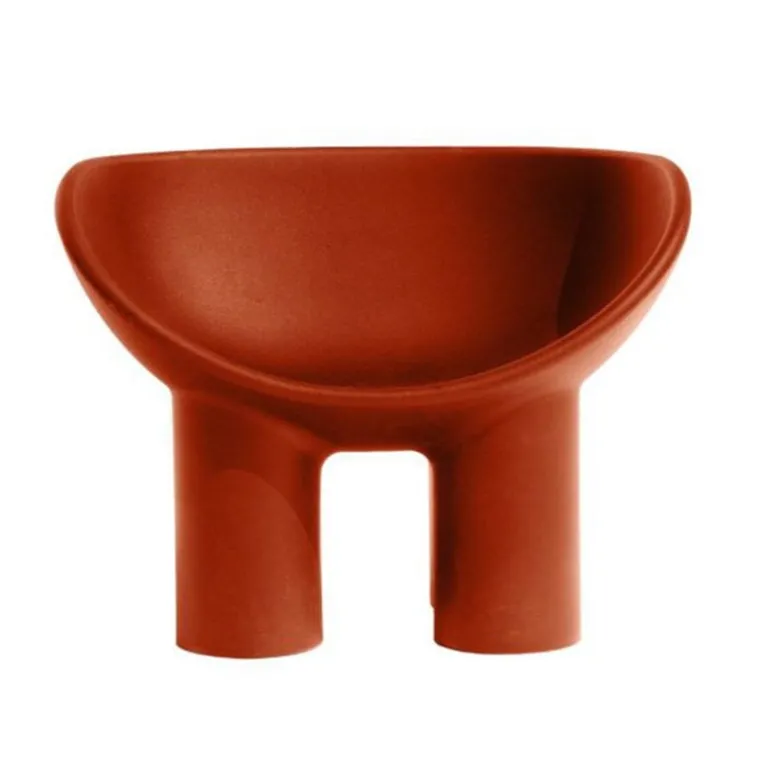 Driade Roly Poly armchair, red brick
