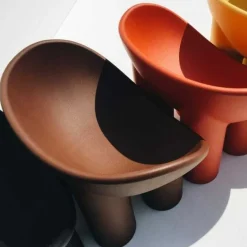 Driade Roly Poly armchair, red brick