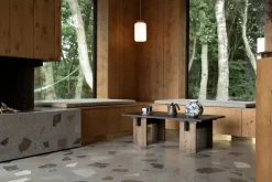 Eberhart Furniture Arnold coffee table, dark concrete - dark oak