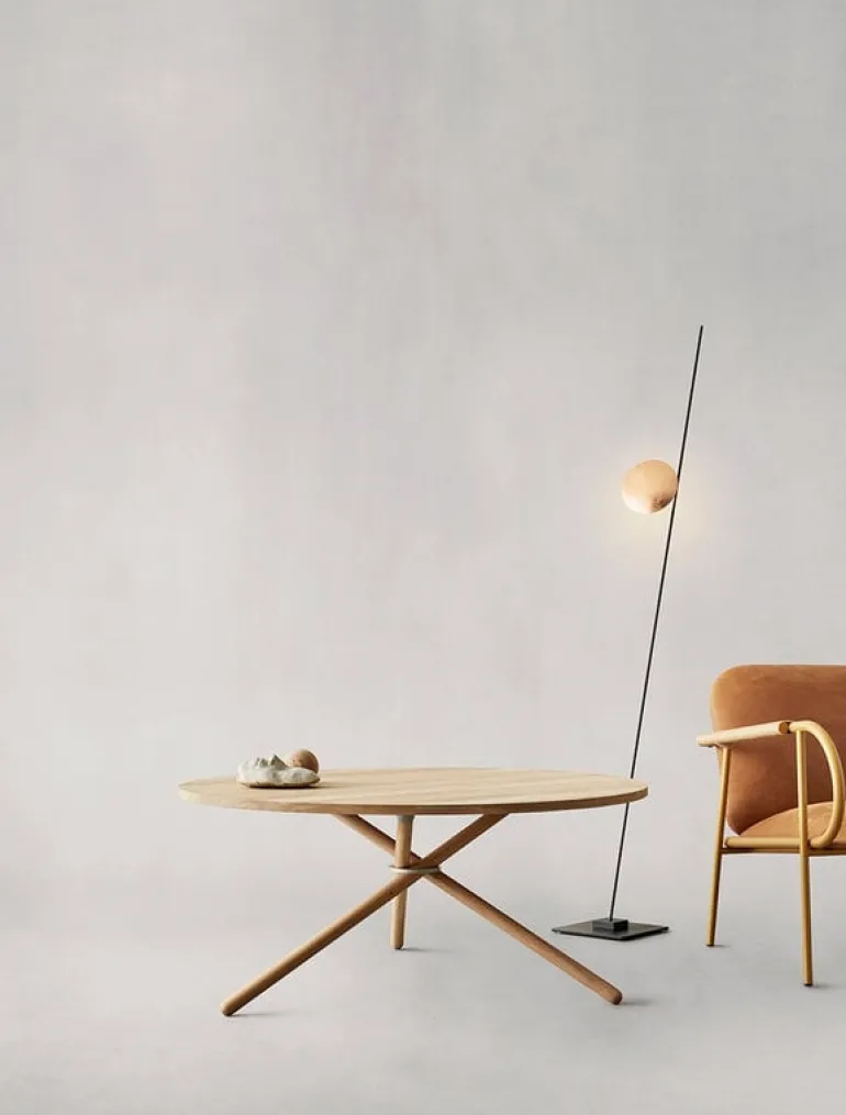 Eberhart Furniture Bertha coffee table, 90 cm, light oak