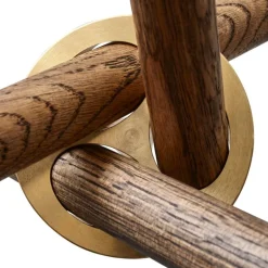 Eberhart Furniture Daphne coffee table, 65 cm, dark oak