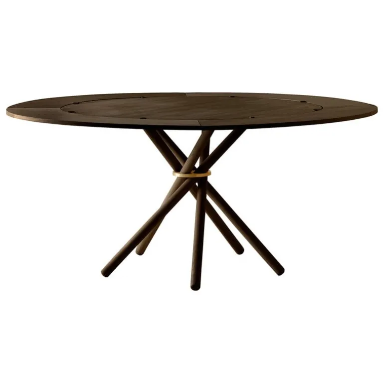 Eberhart Furniture Extra leaves for 120 cm Hector dining table, dark oak