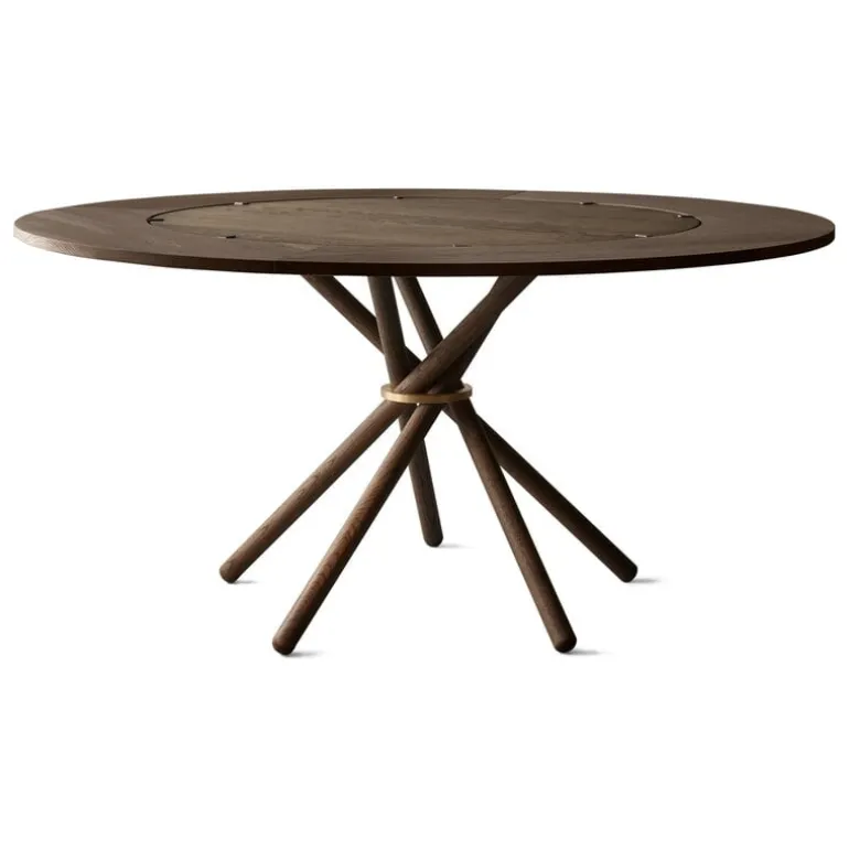 Eberhart Furniture Extra leaves for 105 cm Hector dining table, dark oak