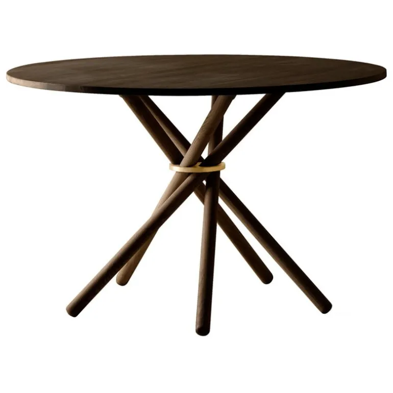 Eberhart Furniture Hector dining table, 120 cm, dark oak