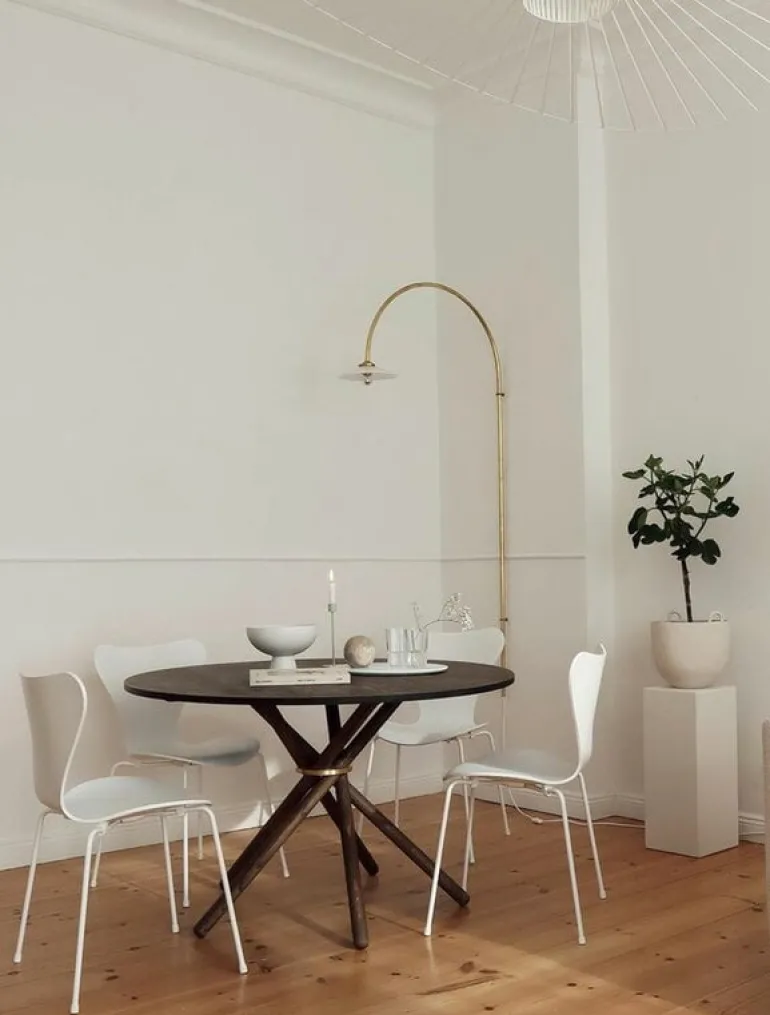 Eberhart Furniture Hector dining table, 120 cm, dark oak