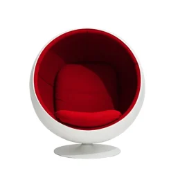 Eero Aarnio Originals Ball Chair, white - red