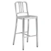 Emeco 1006 Navy bar stool, brushed aluminium