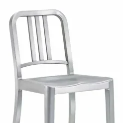 Emeco 1006 Navy bar stool, brushed aluminium