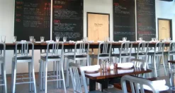 Emeco 1006 Navy bar stool, brushed aluminium