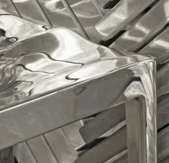 Emeco 1006 Navy chair, brushed aluminium