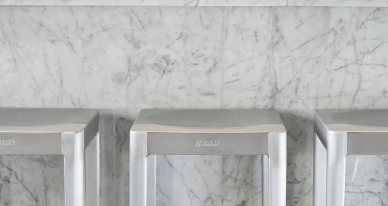 Emeco Emeco stool, brushed aluminium