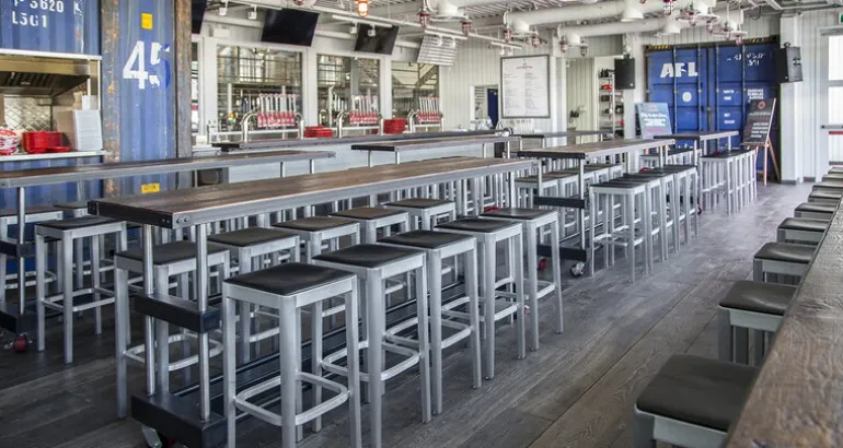 Emeco Emeco stool, brushed aluminium