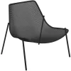 Emu Round lounge chair, black