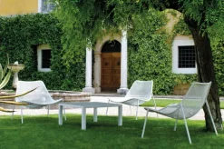 Emu Round lounge chair, matt white