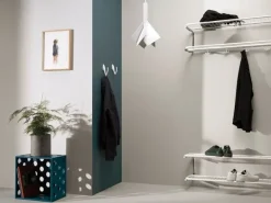 Essem Design Classic hat rack, 80 cm, white