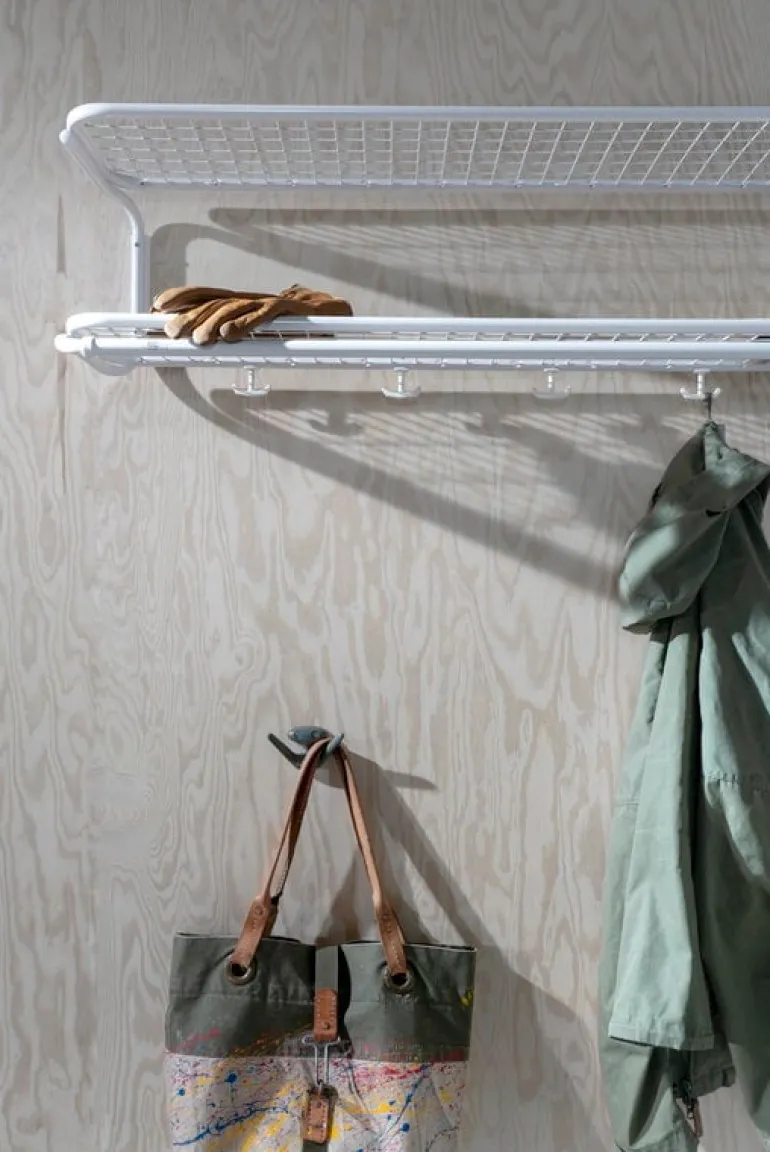 Essem Design Classic hat rack, 100 cm, white