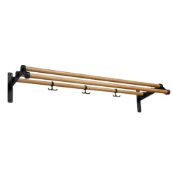 Essem Design Nostalgi 291 hat rack, 100 cm, oak - black