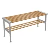 Essem Design Nostalgi bench, 100 cm, oak - aluminium