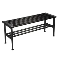 Essem Design Nostalgi bench, 100 cm, black stained oak - black