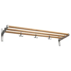 Essem Design Nostalgi hat/shoe rack, 100 cm, oak - aluminium
