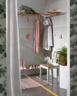 Essem Design Nostalgi hat/shoe rack, 100 cm, oak - aluminium