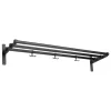 Essem Design Nostalgi hat/shoe rack, 100 cm, black stained oak - black