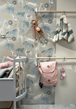 Essem Design Nostalgi hook strip, 100 cm, black stained oak - black