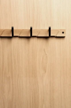 Essem Design Tamburin hook strip, 31,5 cm, oak - white