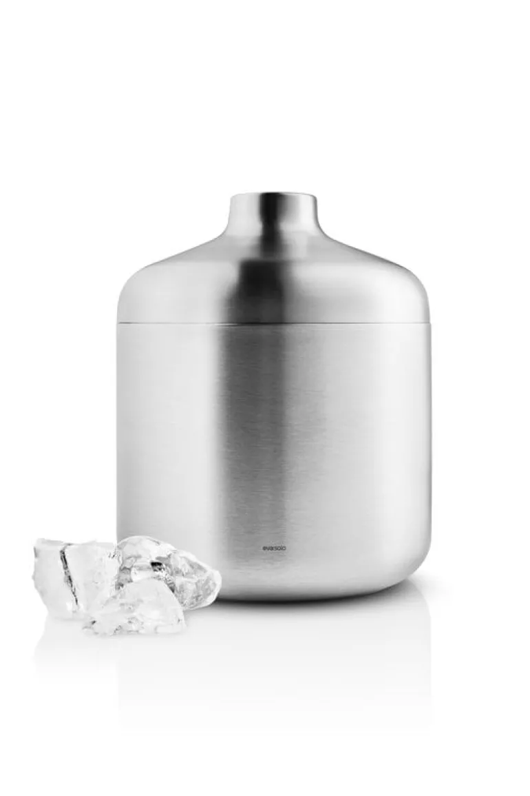 Eva Solo Insulated ice bucket with spoon, 1,4 L, stainless steel