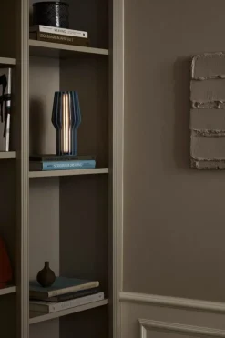 Eva Solo Radiant portable table lamp, dusty blue