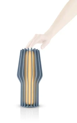 Eva Solo Radiant portable table lamp, dusty blue