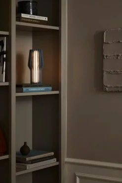 Eva Solo Radiant portable table lamp, dusty blue