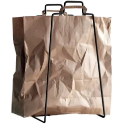Everyday Design Helsinki paper bag holder, black