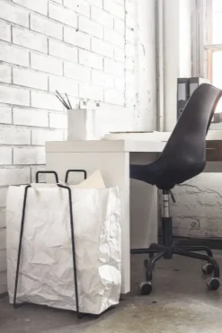 Everyday Design Helsinki paper bag holder, white