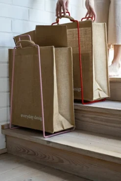 Everyday Design Helsinki paper bag holder, pink