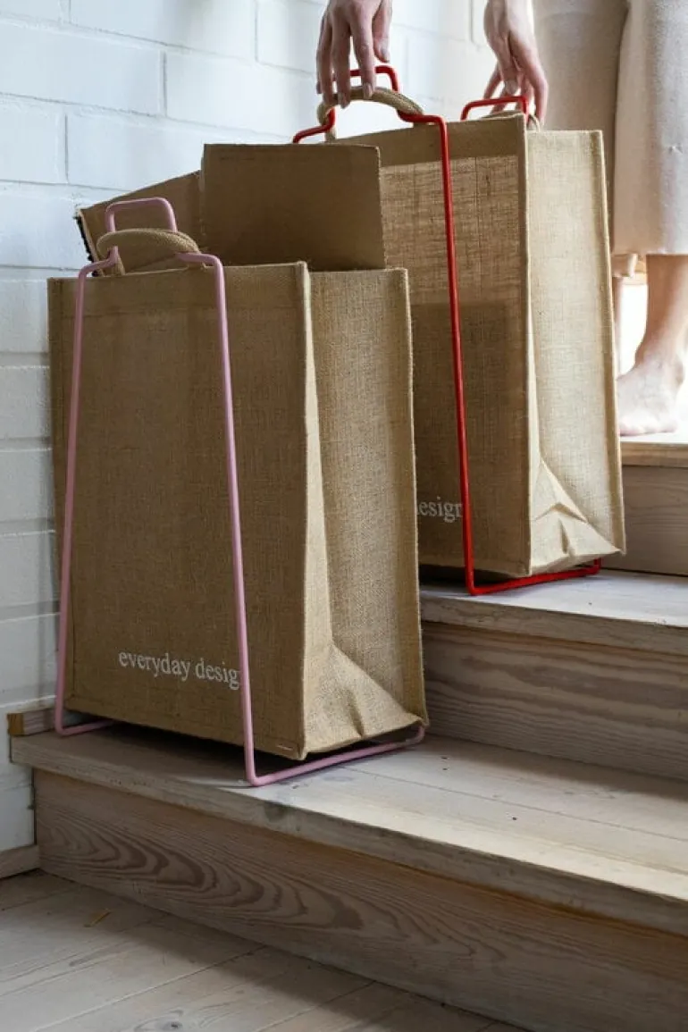 Everyday Design Helsinki paper bag holder, pink