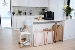 Everyday Design Helsinki paper bag holder, pink