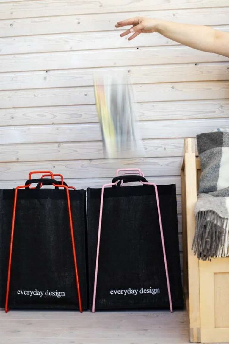 Everyday Design Helsinki paper bag holder, pink