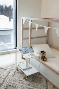 Everyday Design Tampere serving trolley, white