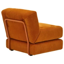 Fasetti Easy sofa module, 71 x 80 cm, orange Corda