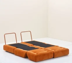Fasetti Easy sofa module, 71 x 80 cm, orange Corda