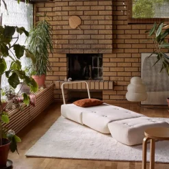 Fasetti Easy sofa module, 71 x 80 cm, off white Corda